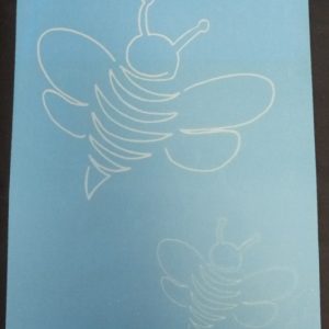 Full Line Stencil Bienen
