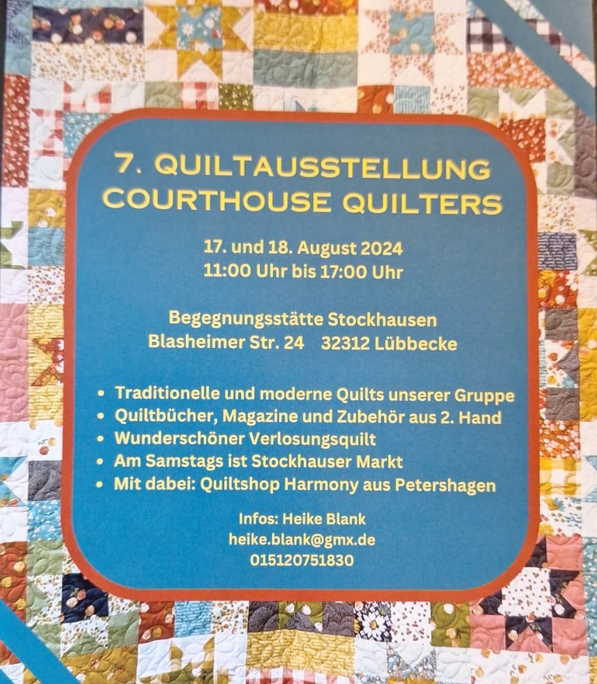 Flyer Courthouse Quilters